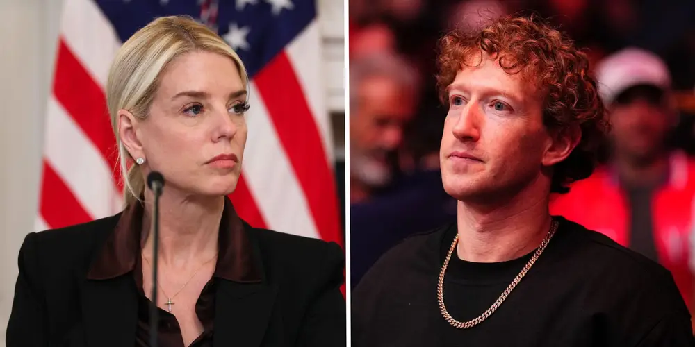 Mark Zuckerberg privately met with Pam Bondi to seek advice about how to talk to Trump