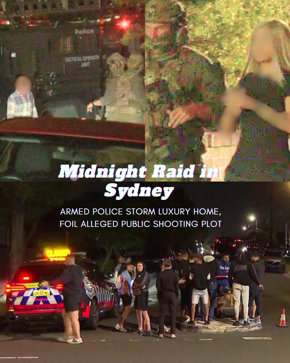 JUST FEW MINUTES AGO – Midnight Raid in Sydney: Armed Police Storm Luxury Home, Foil Alleged Public Shooting Plot