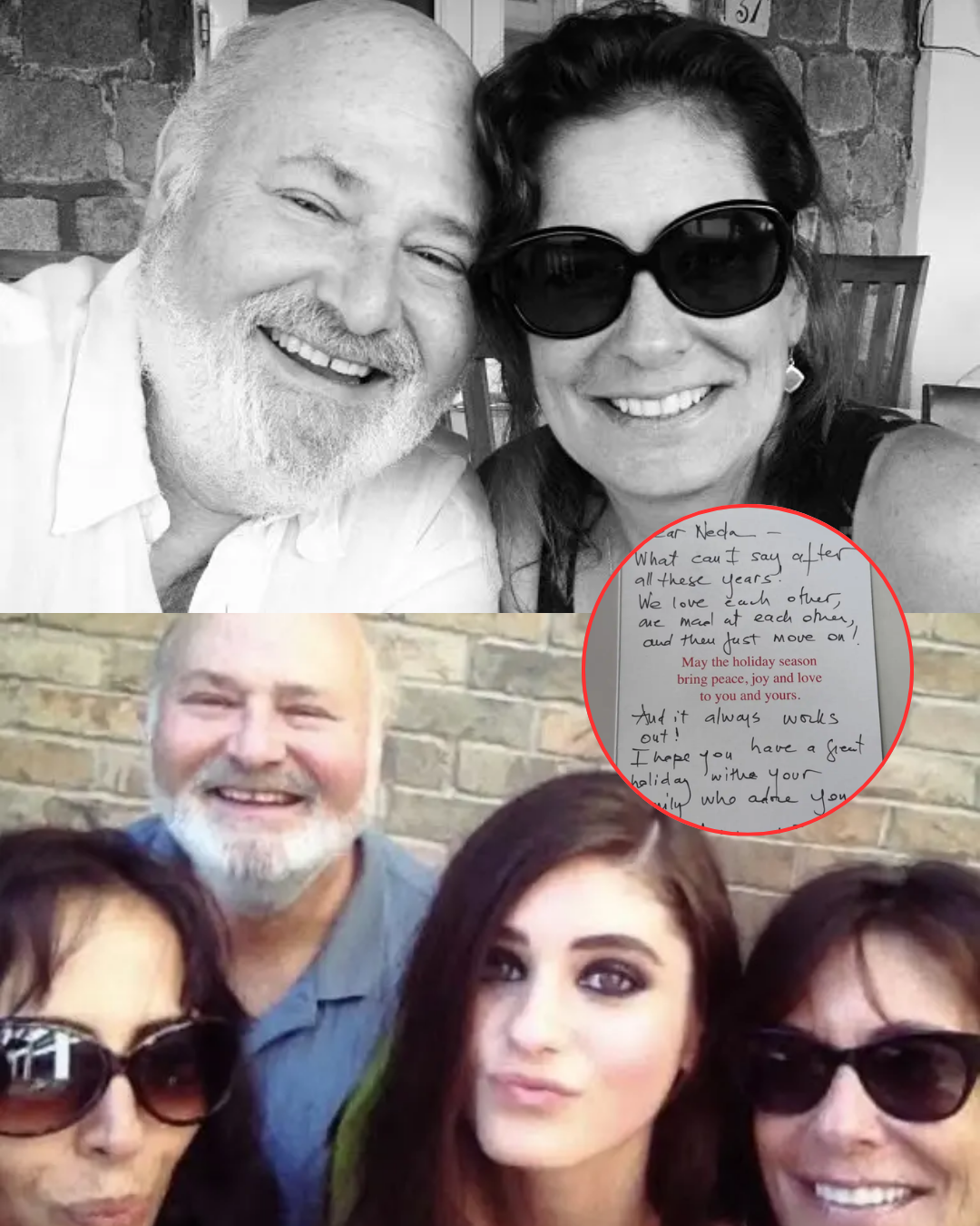 Rob and Michele Reiner’s friends receive family holiday card days after grisly murders