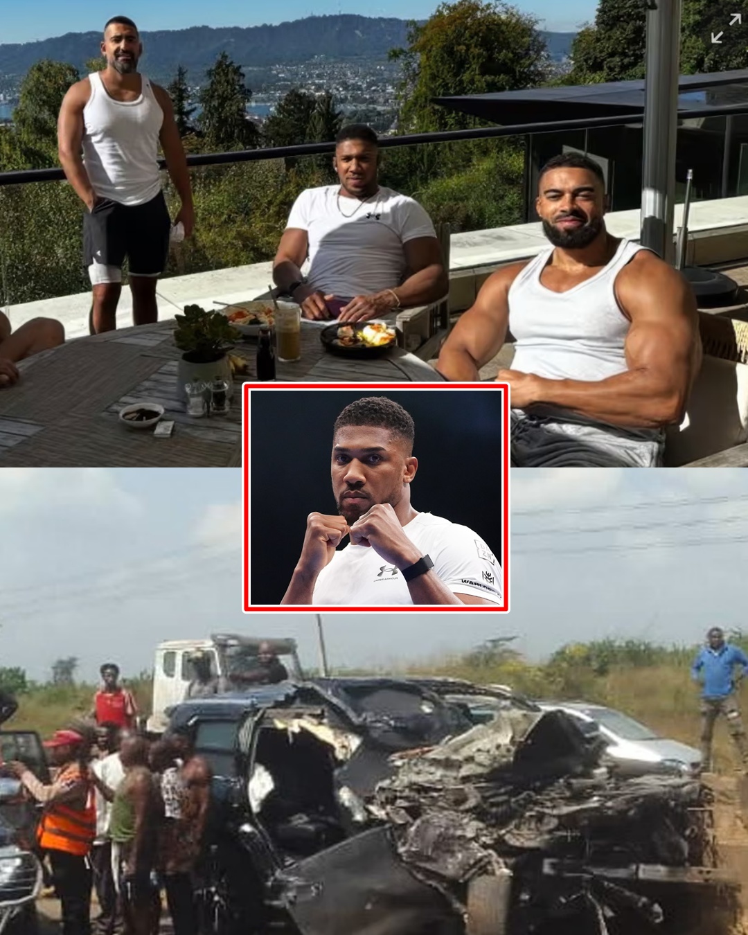 Anthony Joshua’s camp confirm two of his close friends died in car crash