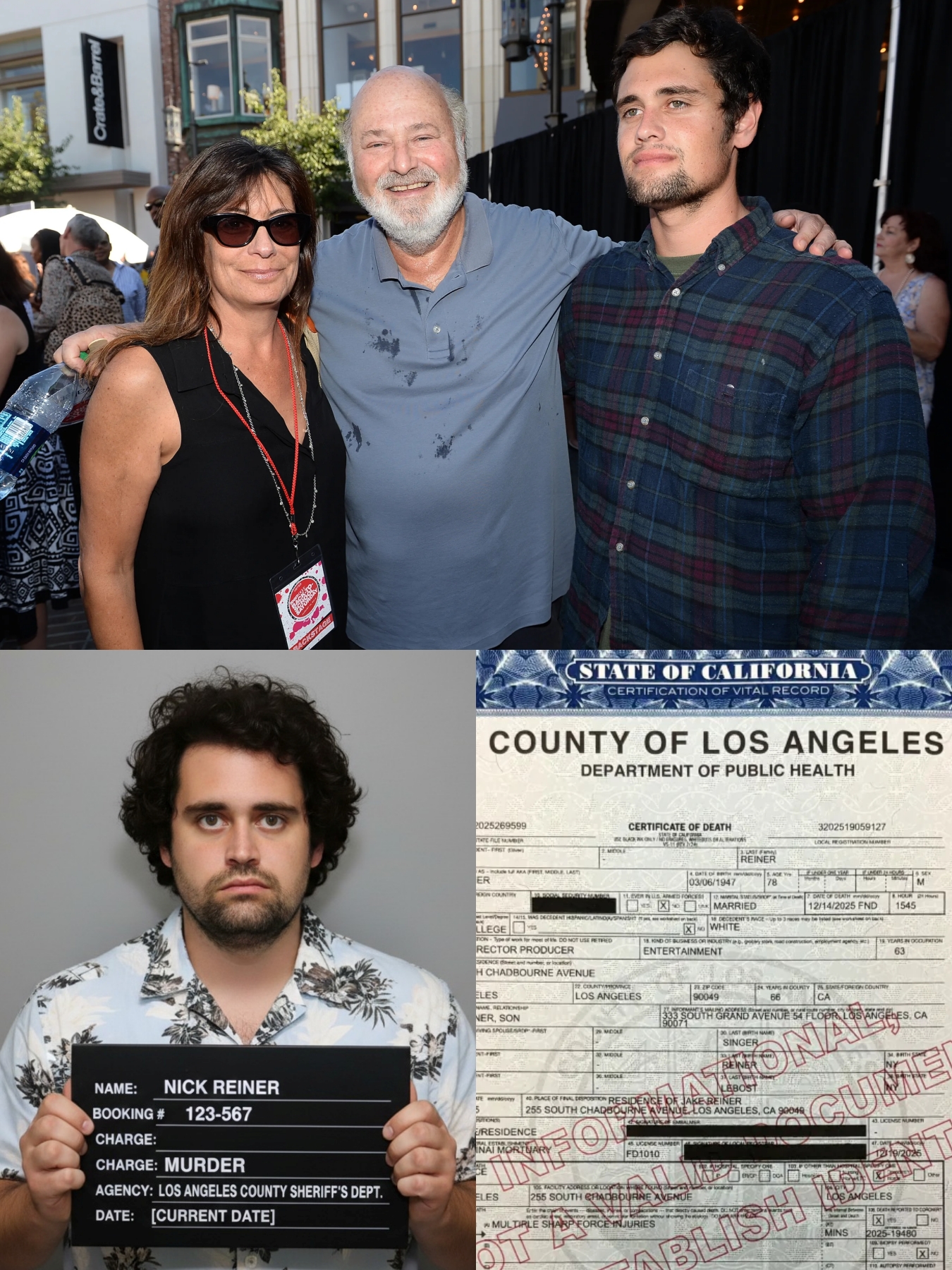 Newly Released Death Certificates Uncover Dark Secrets Behind Rob and Michele Reinerโs Mu:rders