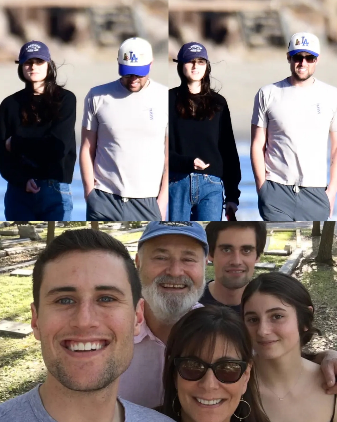 Romy and Jake Reiner put on a united front in their first photos together since the murders of their parents, Rob and Michele โ yet showed a strangely unsettling reaction when Nick was mentioned.