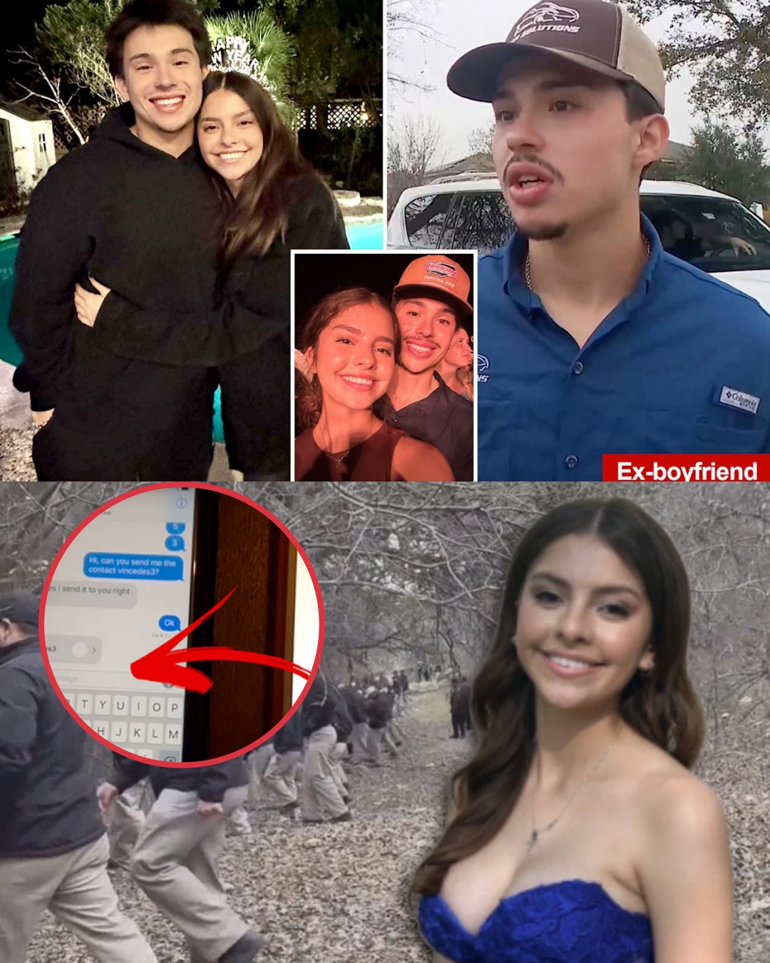 “Bye, I love you.” That quiet goodbye was the last message missing Texas teen Camila “Cami” Mendoza Olmos sent before leaving home for a short Christmas Eve walk at 11:47 PM — and then, everything went silent.