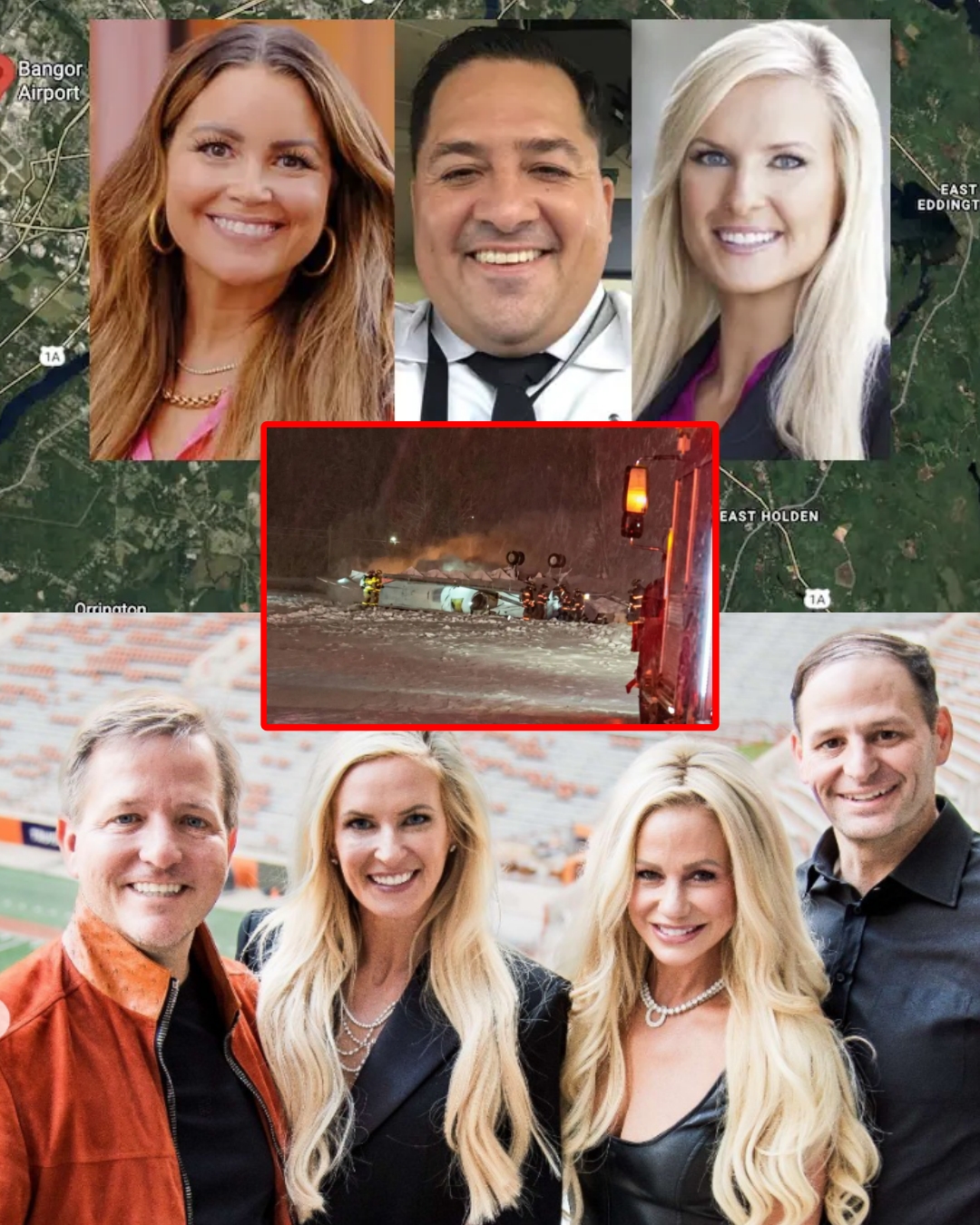 ‘He’s in Heaven With Jesus’ — Heartbreaking Words Emerge as Families Quietly Identify Victims of Sunday’s Deadly Bangor Plane Crash