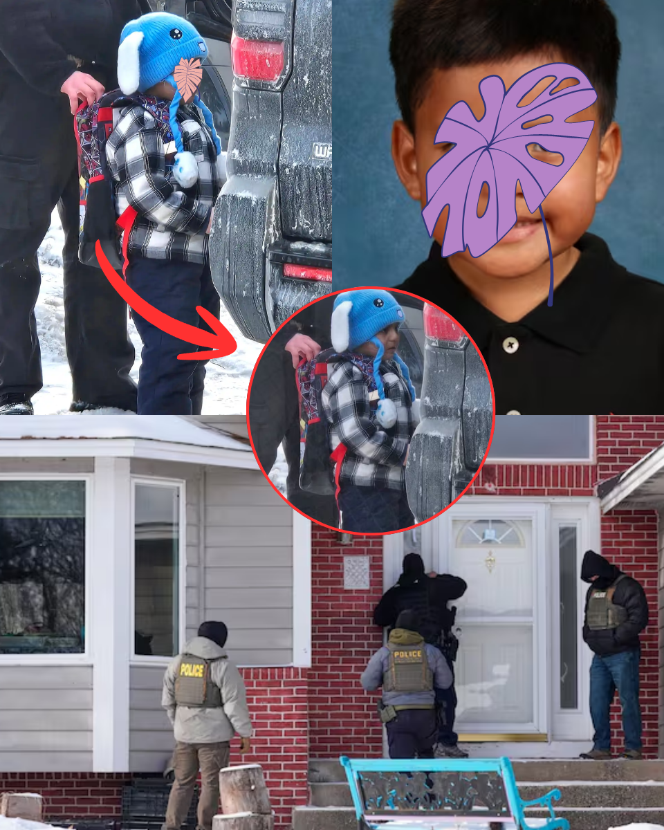 SHOCKING CRUELTY: ICE age;;nts SN;;ATC;;H five-ye;ar-o;;ld boy and dad on pre;school run – before using terrified ch;;;ild as ‘HUMAN BAIT’ to lure in his relatives