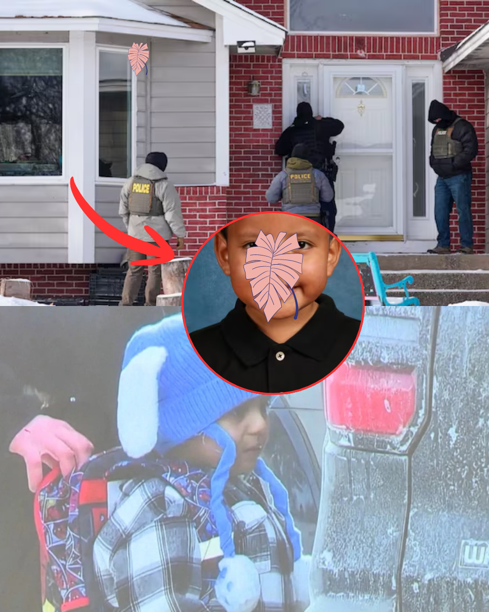 ‘SI/CKE/NIN/G!’ Feds ‘used innocent five-year-old as BAIT’ to trap immigrant family after grabbing him and his father coming home from school – sparking fury over ‘ba/rb/aric’ new tactics