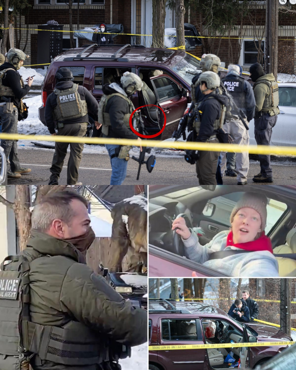 HORROR AT THE SCENE: ICE agent fights for life with internal bleeding after being ‘clipped’ by woman’s car before opening fire – as DHS brands Renee Good’s actions ‘DOM;;ESTIC TE;;;RROR;ISM’