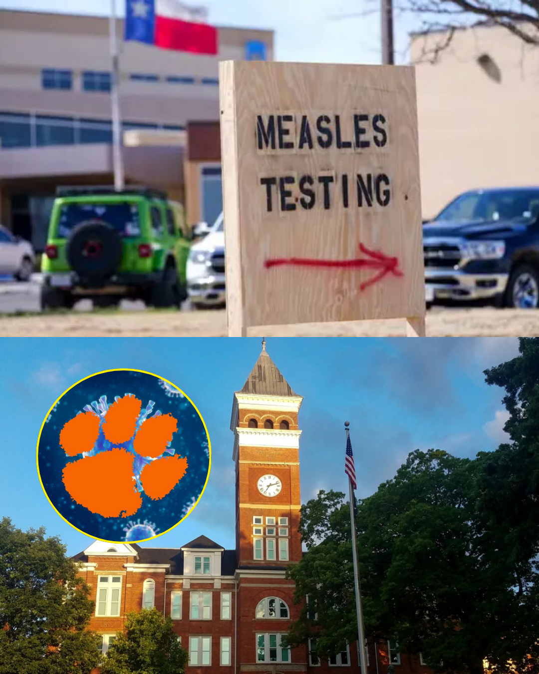 Breaking News: The first case of measles has been detected; residents in the following areas need to be vigilant to prevent widespread transmission.