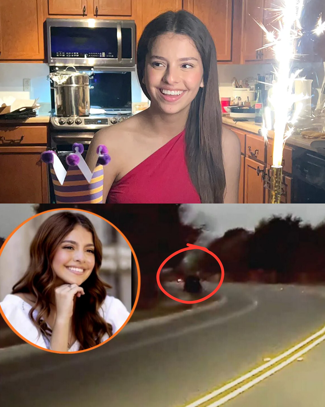 CCTV footage captured the final moments of Camila Mendoza Olmos as she walked into the woods