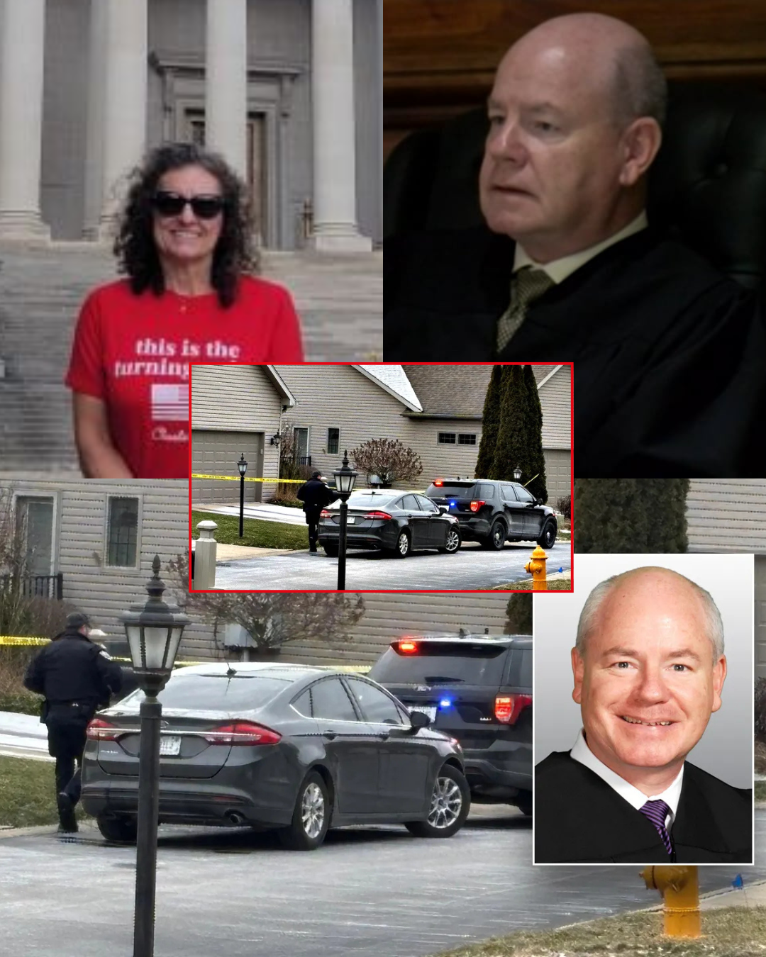 The biz:arre and chil/ing statement the gunman made moments before opening fi/r:e on the judge and his wife in Indiana