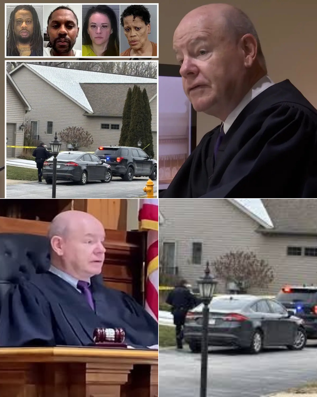 Five people have been arrested in connection with the sh00ting of a judge and his wife in Indiana; they are all prominent figures with unexpected connections to the judge and his wife