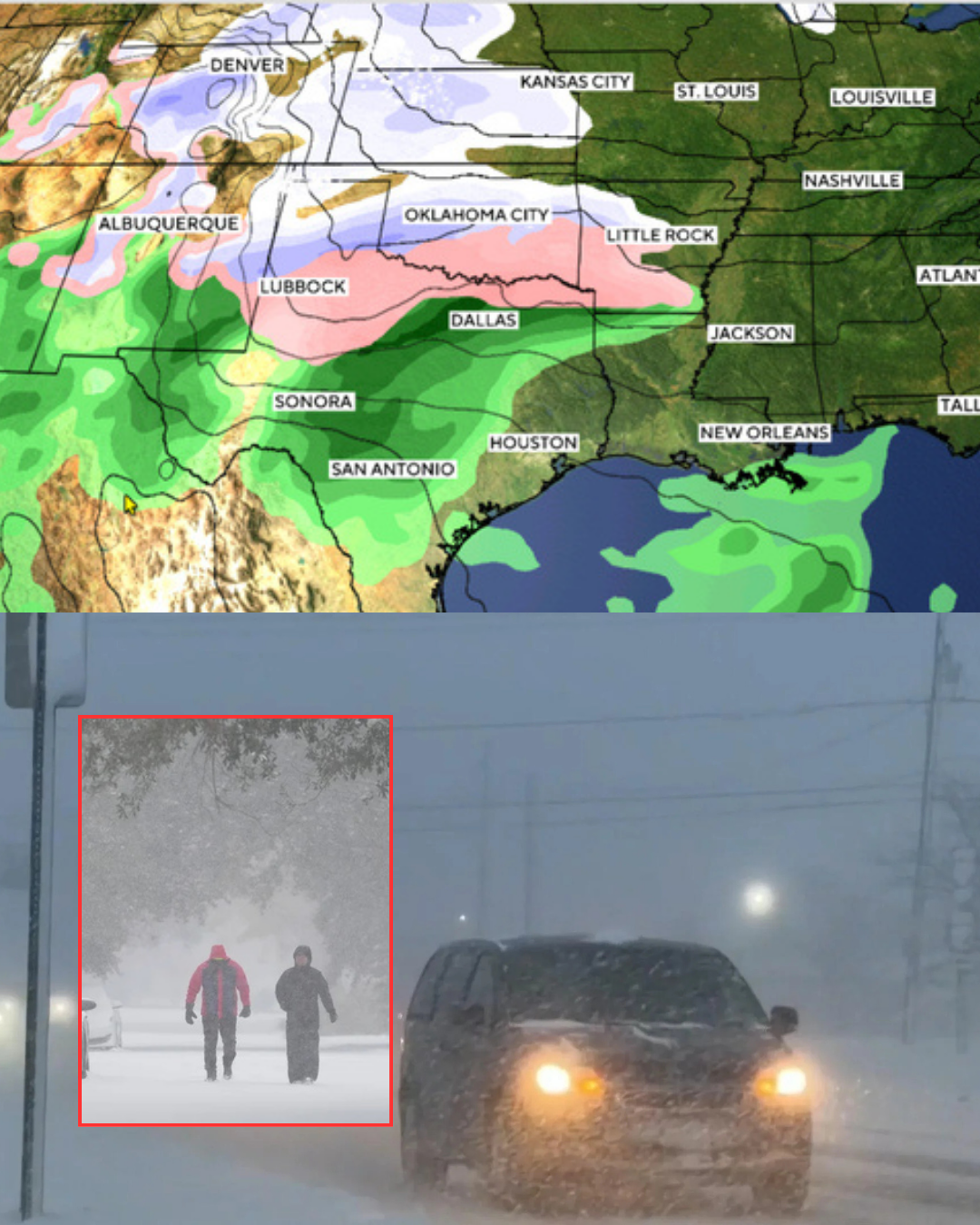 Latest news: A map shows which areas are at risk of blizzards and extreme cold weather this weekend