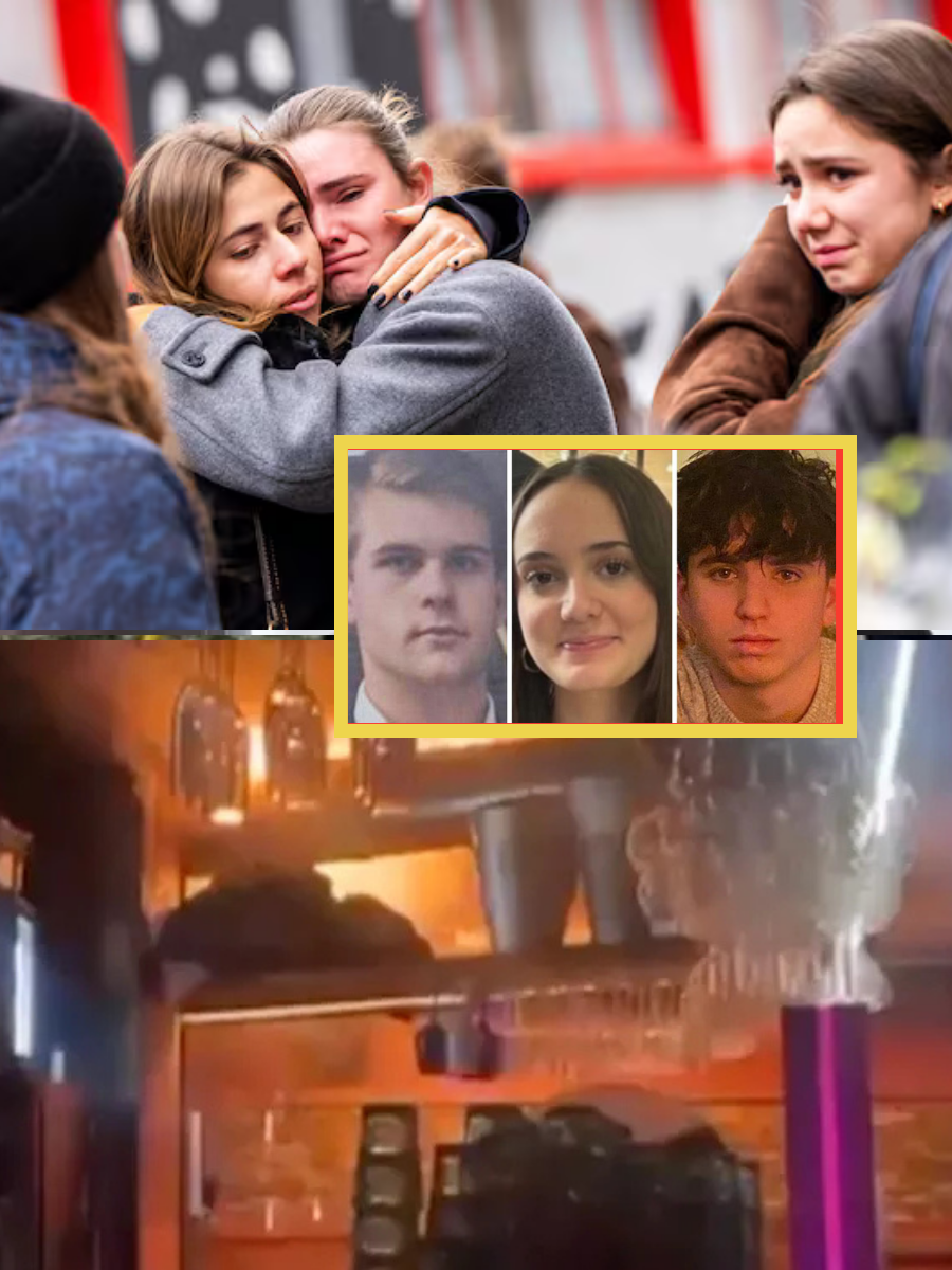 The final moments before the fire engulfed the Swiss bar: Newly recovered surveillance footage from the blaze reveals what the victims did in their last 60 seconds