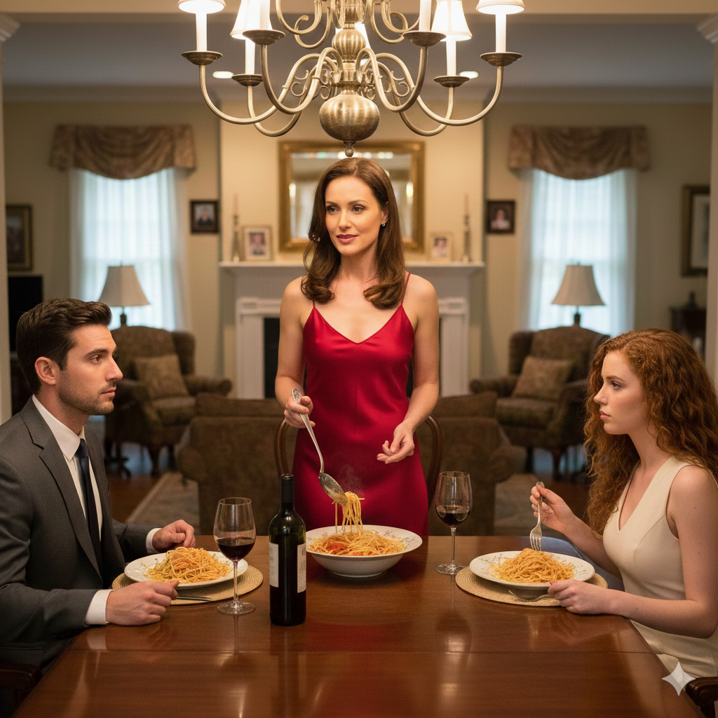 Every month, my husband set aside 30% of his salary to financially support his mistress. I found out, but I didn’t confront her or cause a scene. Instead, I invited her to my home to eat spaghetti that I cooked with my own hands, and even asked her to stay the night. That night, the real drama unfolded……