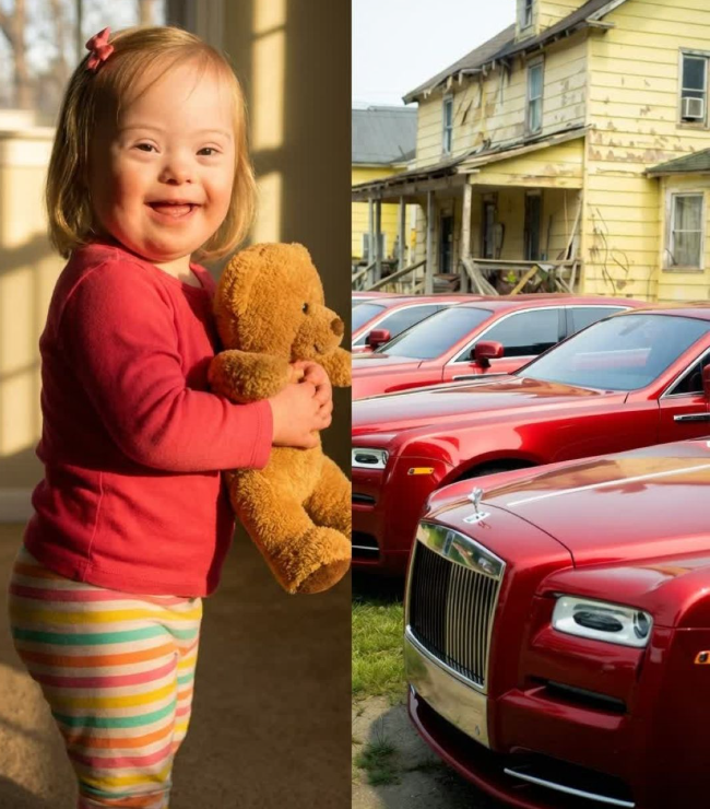 I adopted a girl with Down syndrome no one wanted — a week later, 11 Rolls-Royces parked in front of my porch.