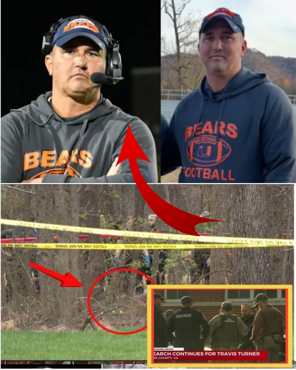 BREAKING NEWS: Authorities have announced a new lead that necessitates an immediate overhaul of the search plan for Virginia State football coach Travis Turner.