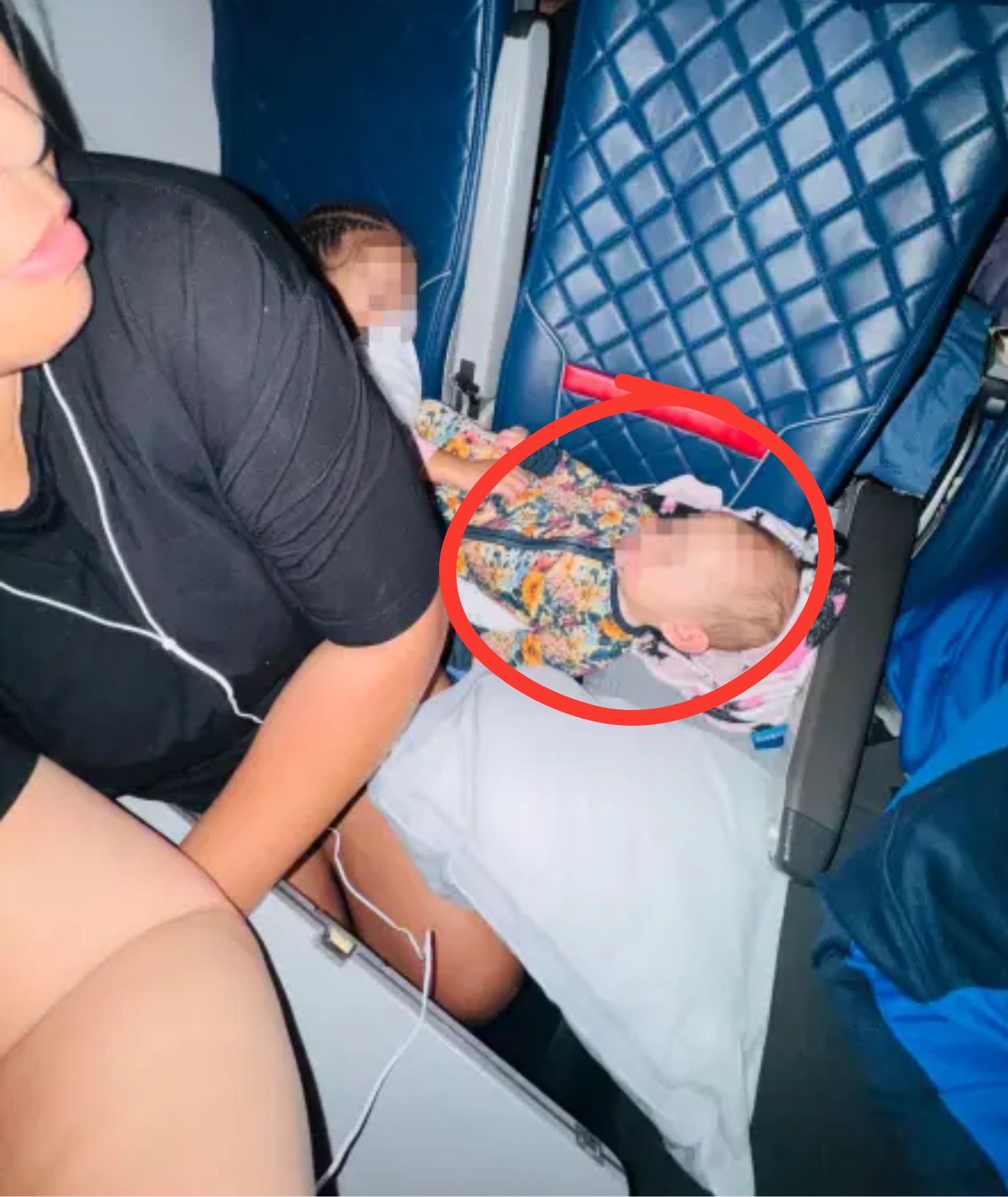 JUST NOW: Mom sparks firestorm after posting photo from international Delta flight without seat for baby