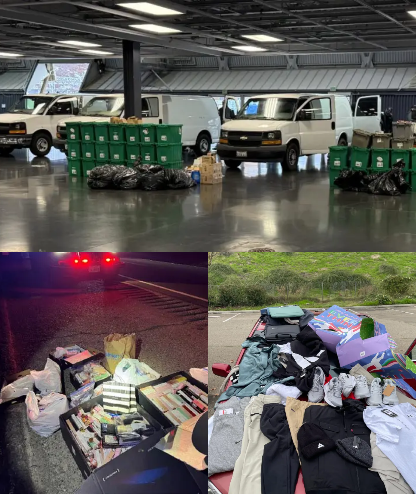 BREAKING NEWS: A staggering large-scale shoplifting operation in California has been exposed after police seized stolen merchandise worth $17 million