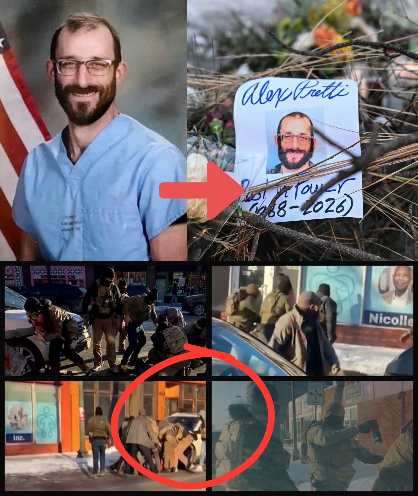 The vi;;d;;e;os provided by witnesses have raised many questions about the sho;o;t;;ing that killed Alex Pretti, and the 38th minute reveals the truth — at that moment Alex Pretti even spoke the three crucial words