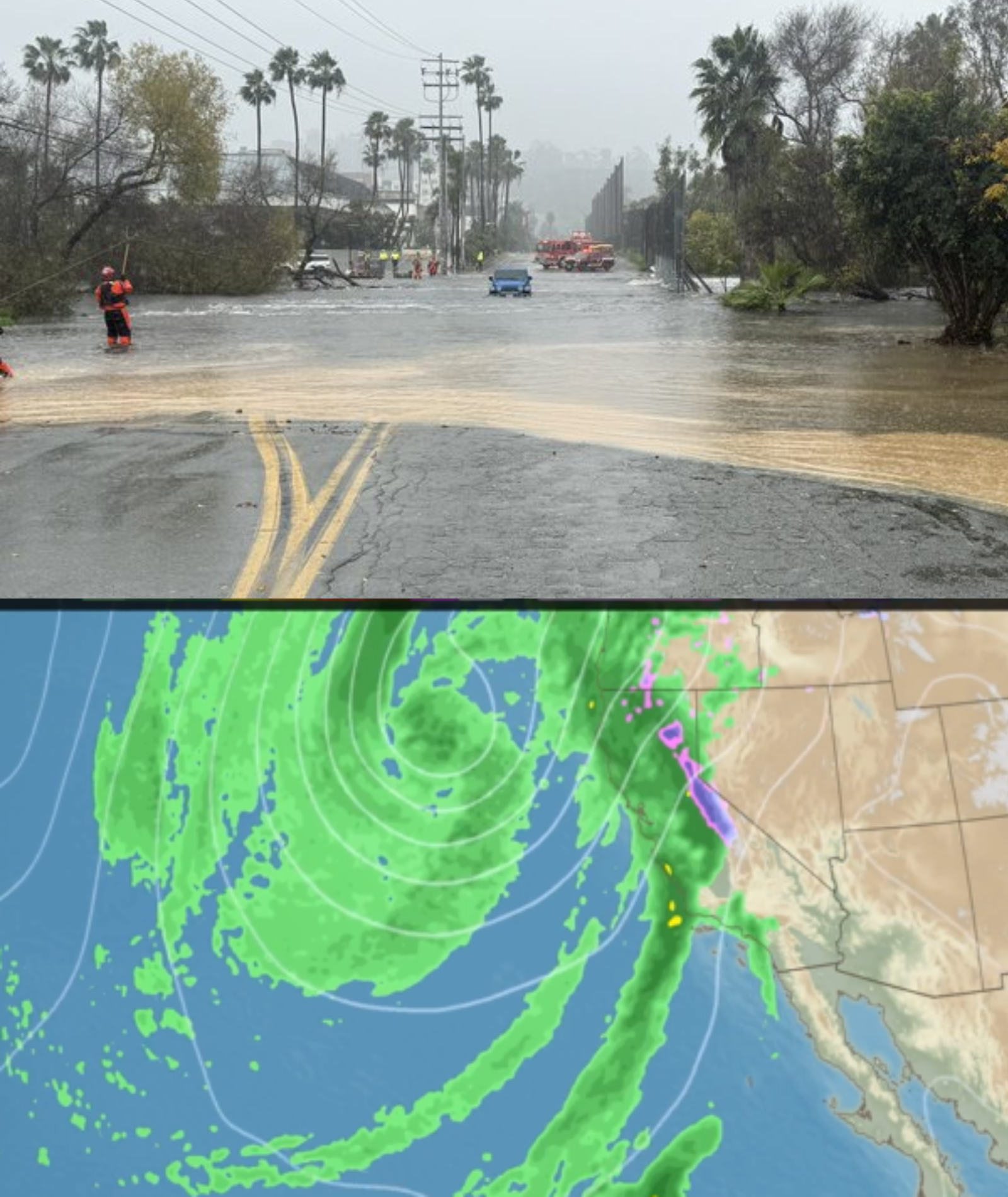 BREAKING NEWS: California is engulfed in stormy weather — how long will the flood risk last? Authorities are preparing evacuation plans for households…..