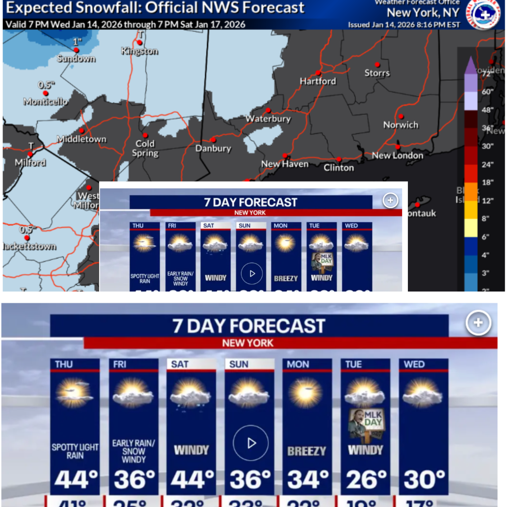 LATEST WEATHER NEWS: Extreme cold temperatures, with snow possibly set to hit New York City
