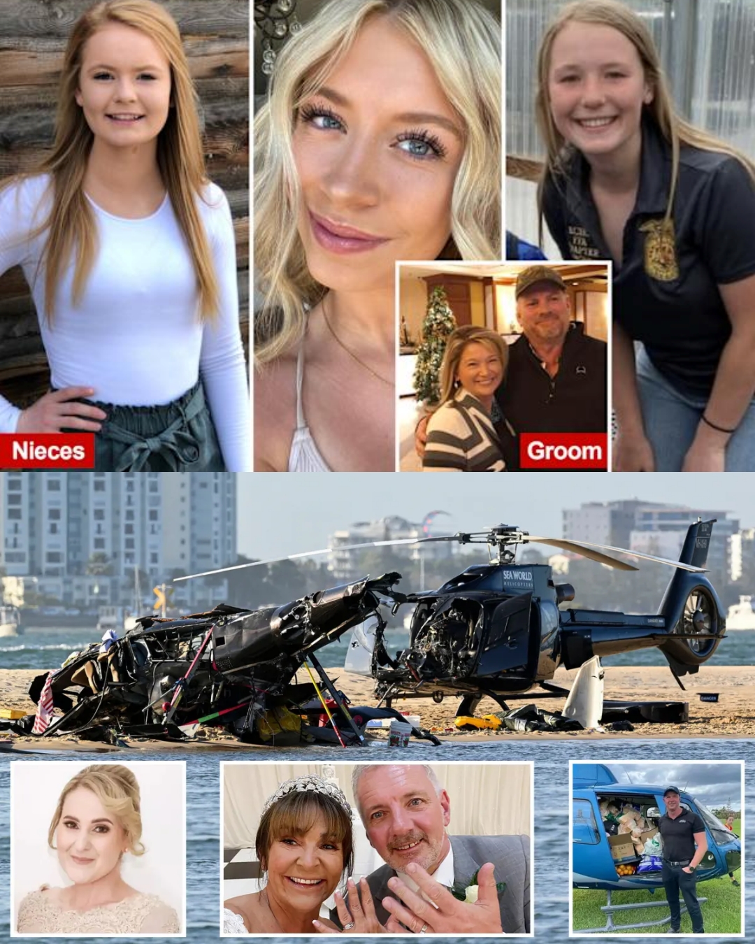 Hours Before “I Do,” Disaster Strikes — Groom and Three Nieces D::ie as Chopper Slams Into Canyon Slackline