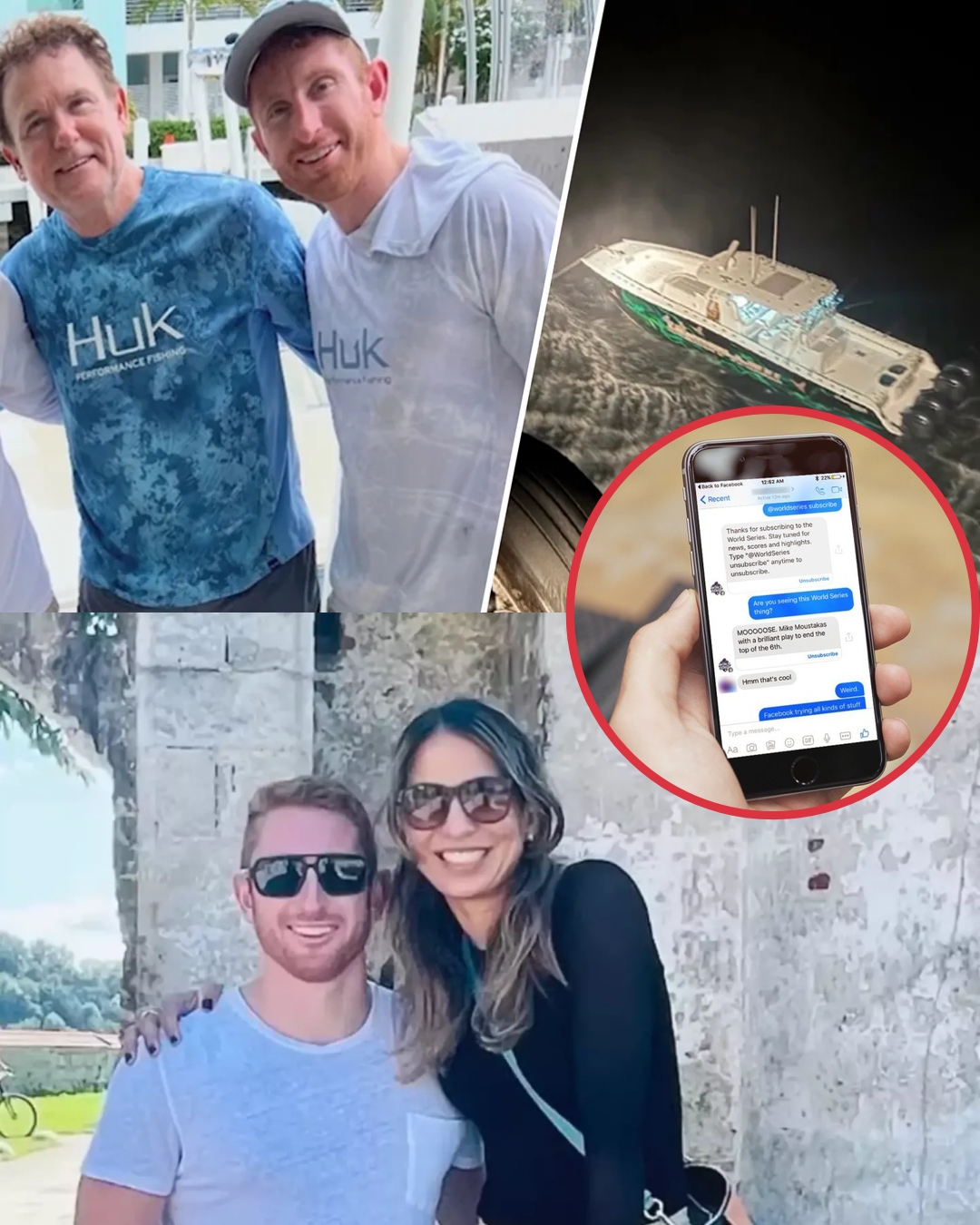 Less than a minute ago, investigators floated a chilling theory about the missing fishermen’s last moments at sea… the boat was found adrift, engine still running, and what the wife just revealed about the final text is sending shockwaves.