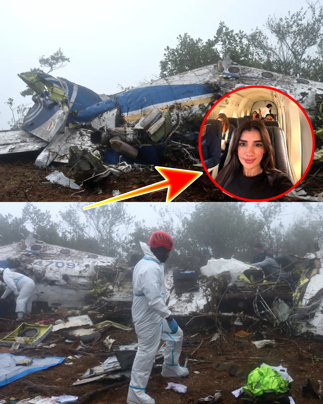 Chilling Last Photo Shows Woman Smiling Unaware of Impending Plane Tragedy That Claimed 15 Lives in Colombia