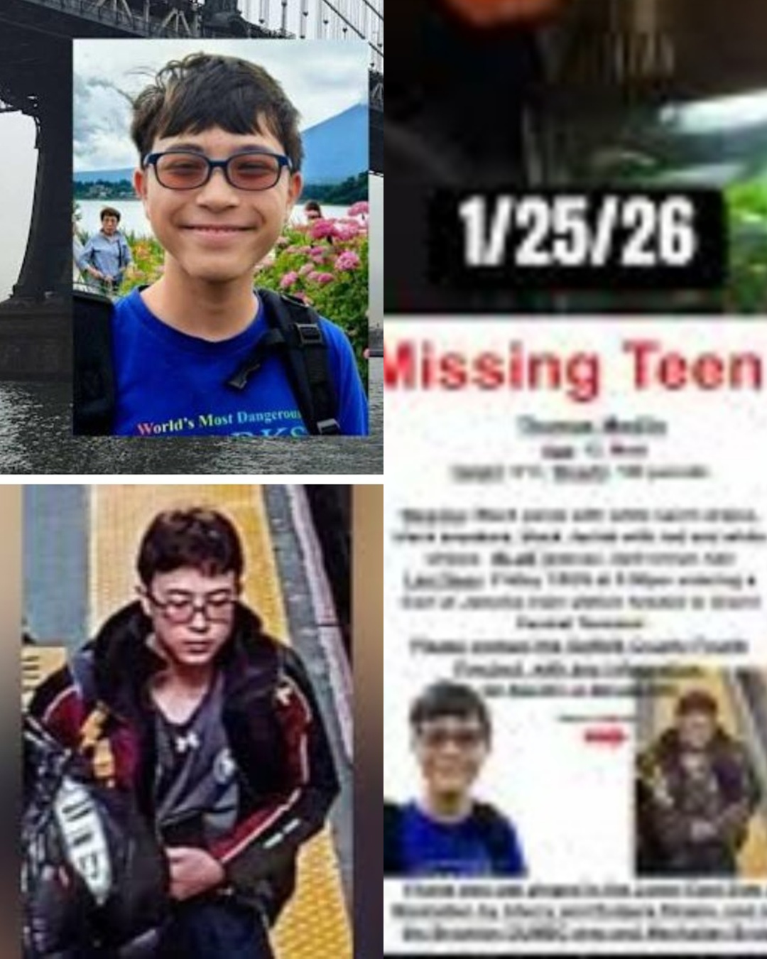 Friends of Thomas Medlin revealed the final clue: Before disappearing, the boy had been under severe psychological pressure and had hinted at going to a certain place…