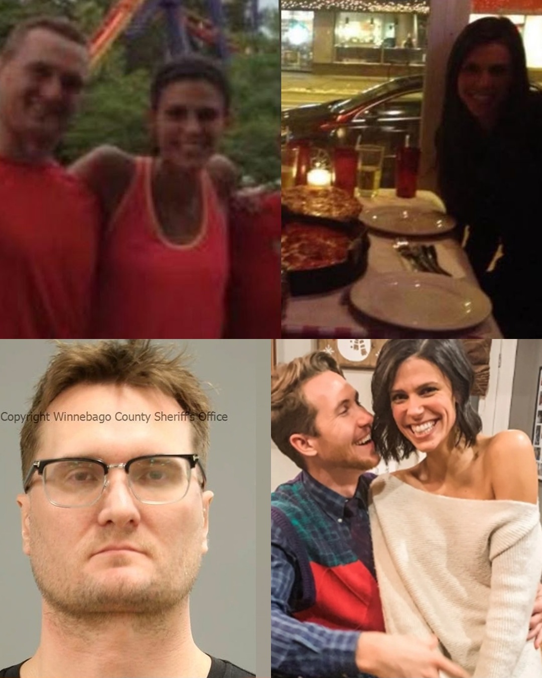 Unusual signs that were missed: Images of Monique Tepe and her ex-husband Michael David McKee — who has just been accused of murder.