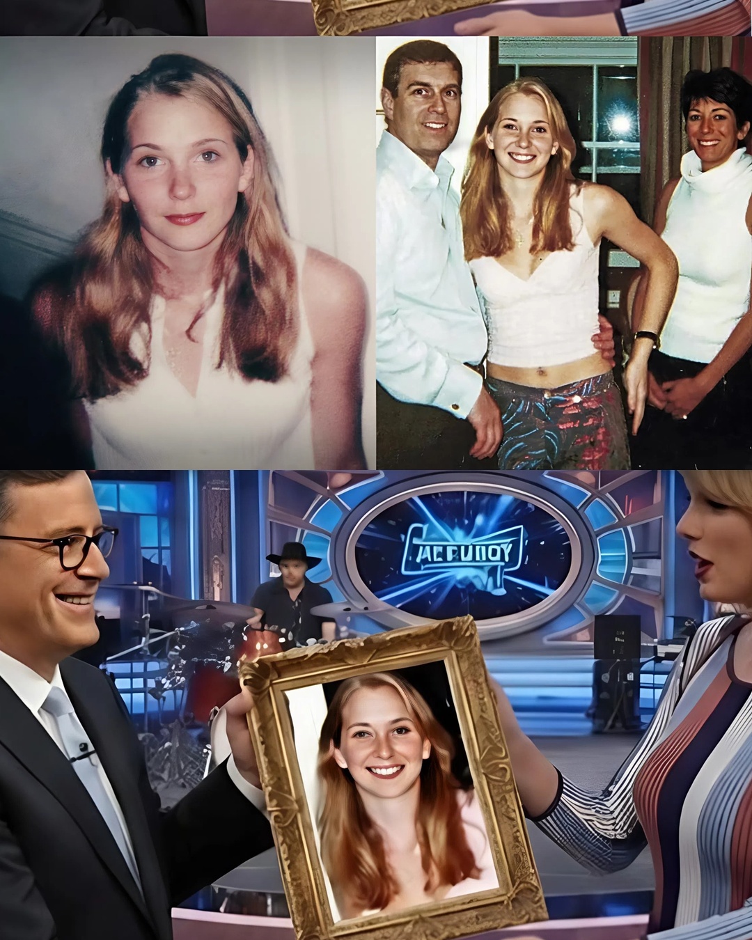 A stunned New York auction hall fell into heavy silence as Stephen Colbert and Taylor Swift