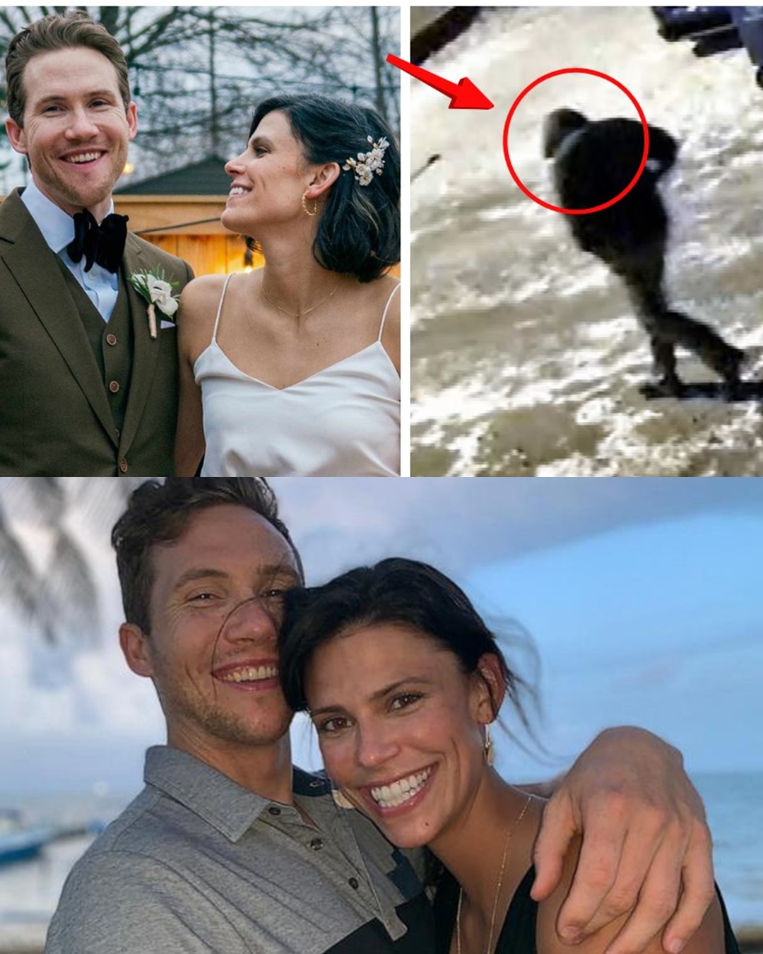 Investigators have released surveillance footage showing a ‘person of interest’ linked to the double homicide of Spencer and Monique Tepe