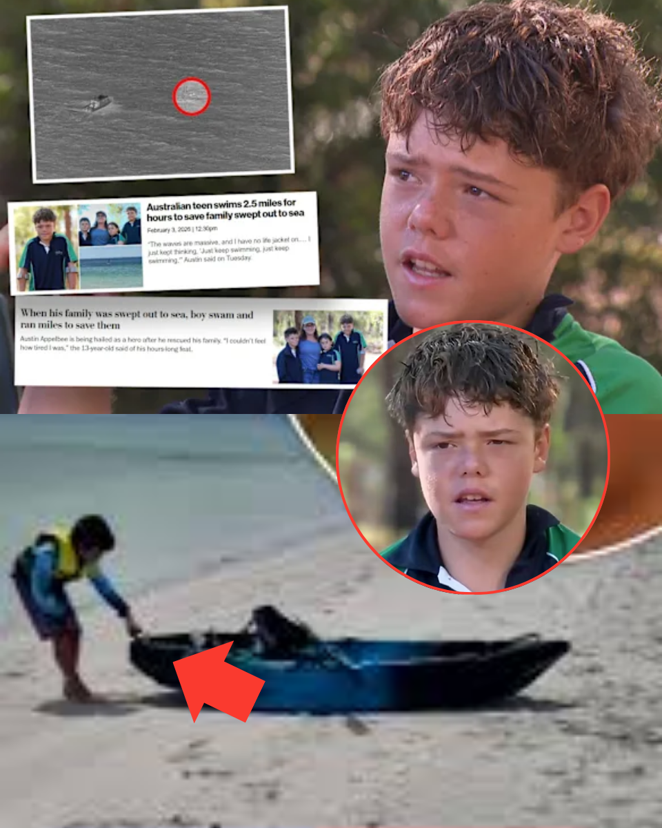 What This 13-Year-Old Encountered During His 2-Mile Death-Defying Swim