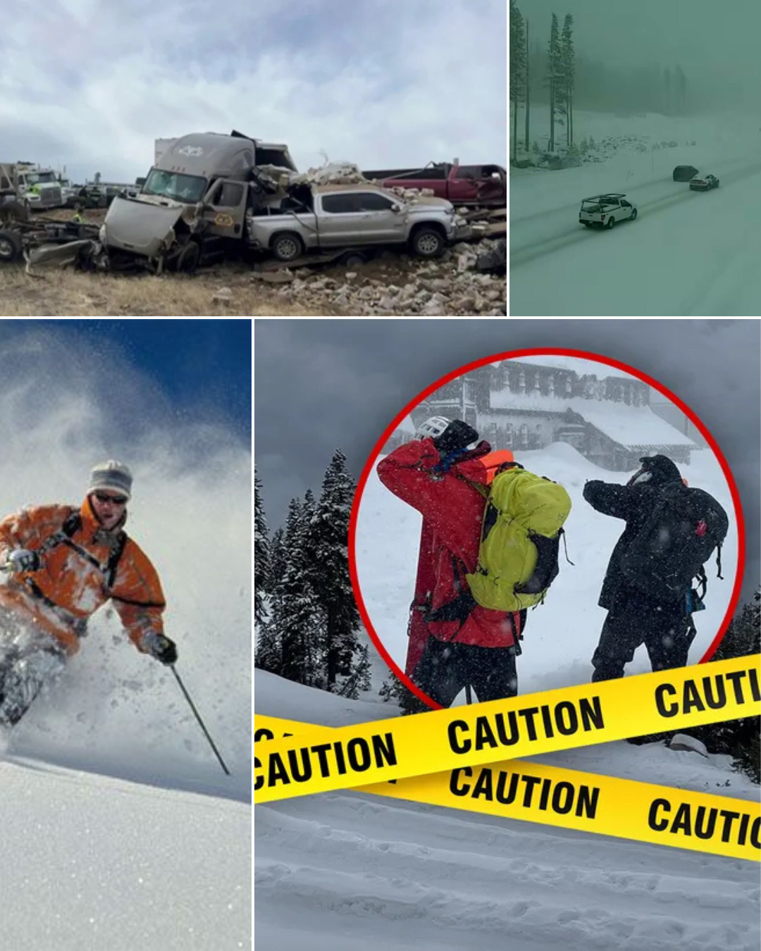 The last three people missing in the California avalanche were found only 300 meters from the slide site, but in a condition…