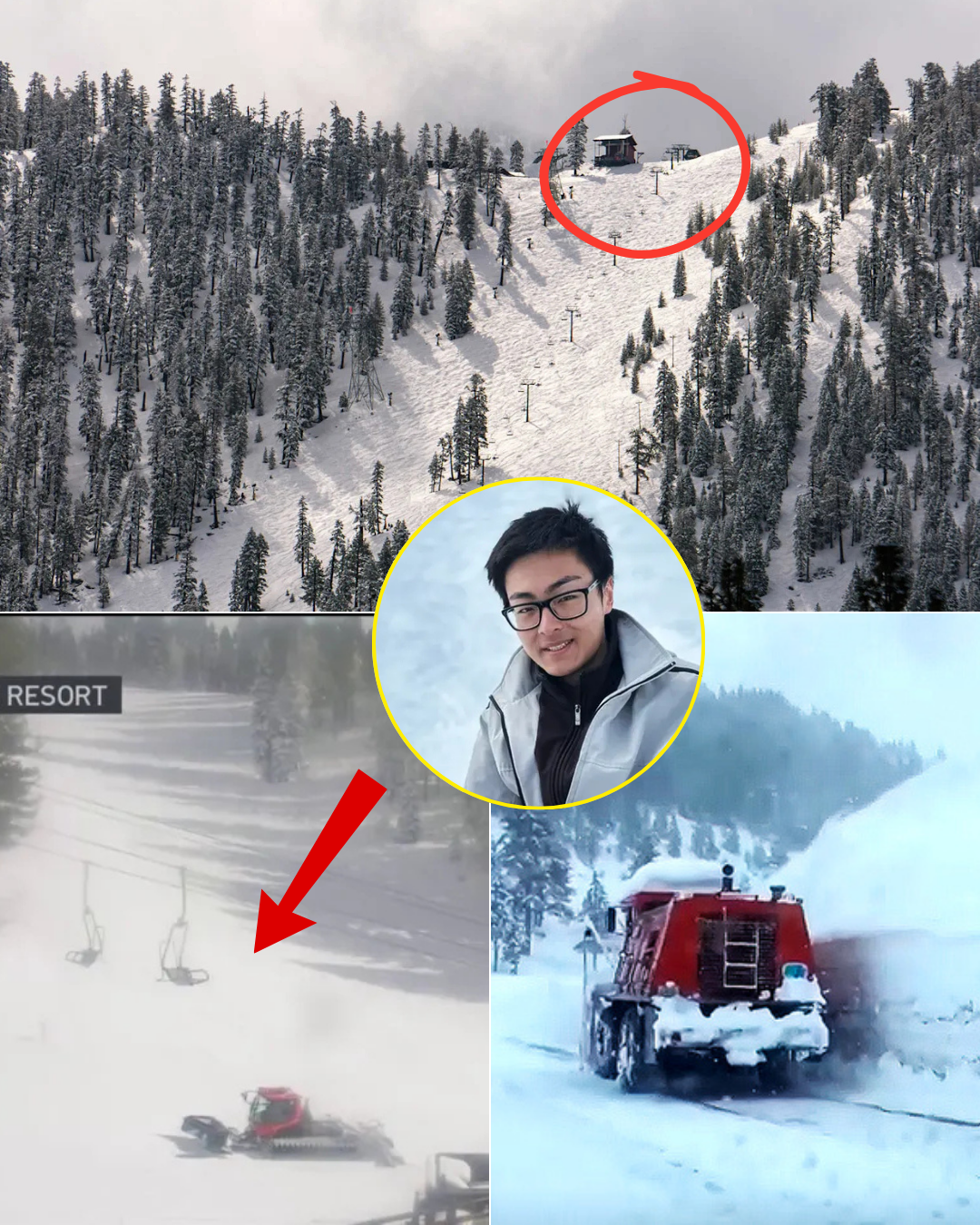Security cameras at a ski resort recorded the avalanche that killed two men in Tahoe, all captured in just 1 minute 30 seconds