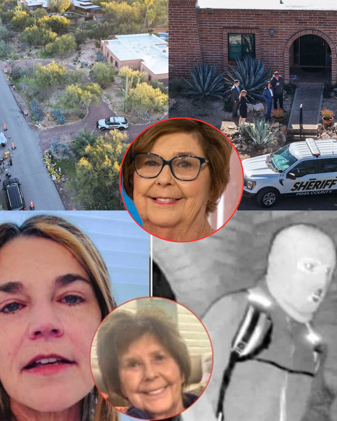 A large police presence has been spotted outside Nancy’s residence right now