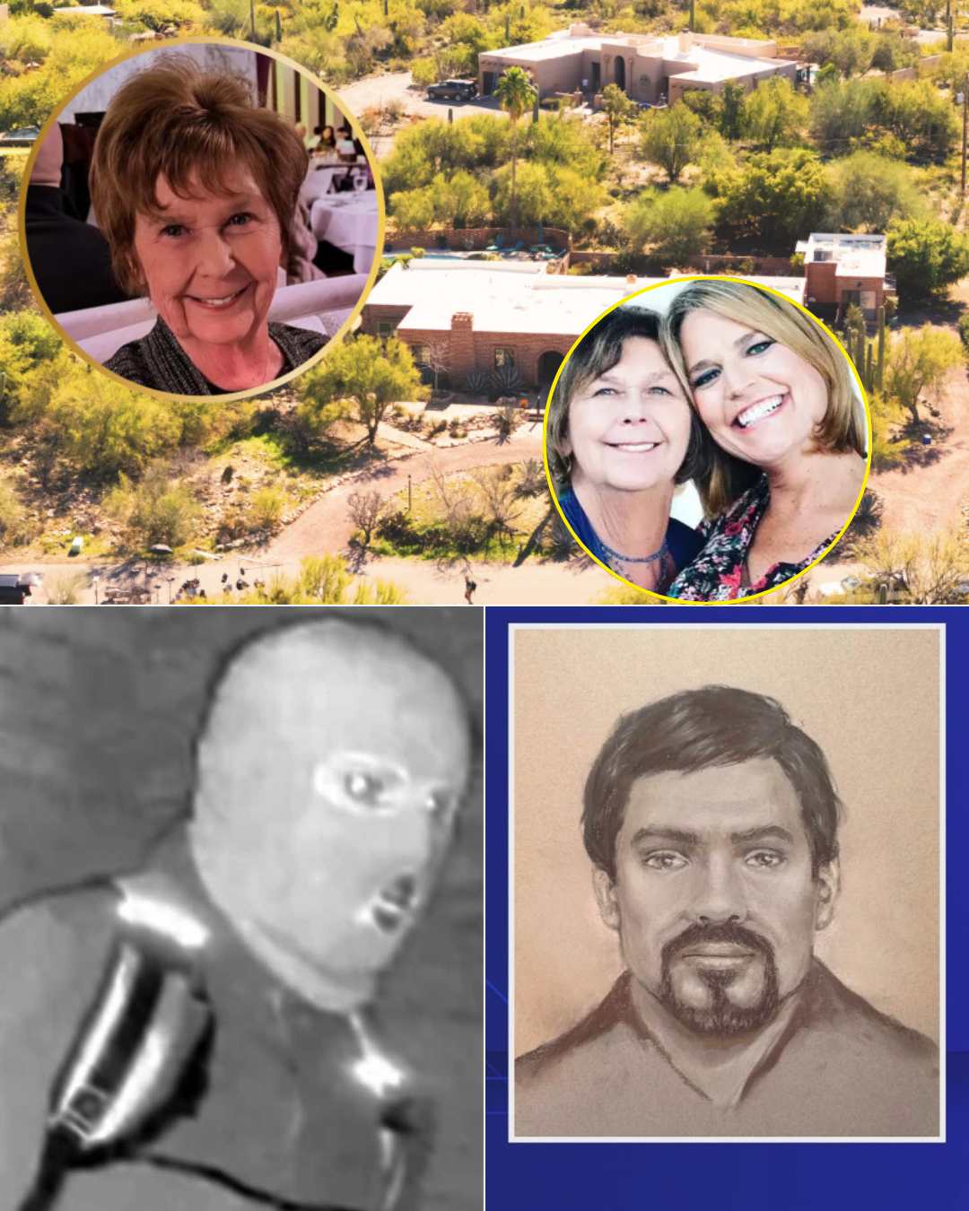 Suspect Portrait Released: Authorities have publicly unveiled the composite sketch of the suspect in the disappearance of Nancy Guthrie