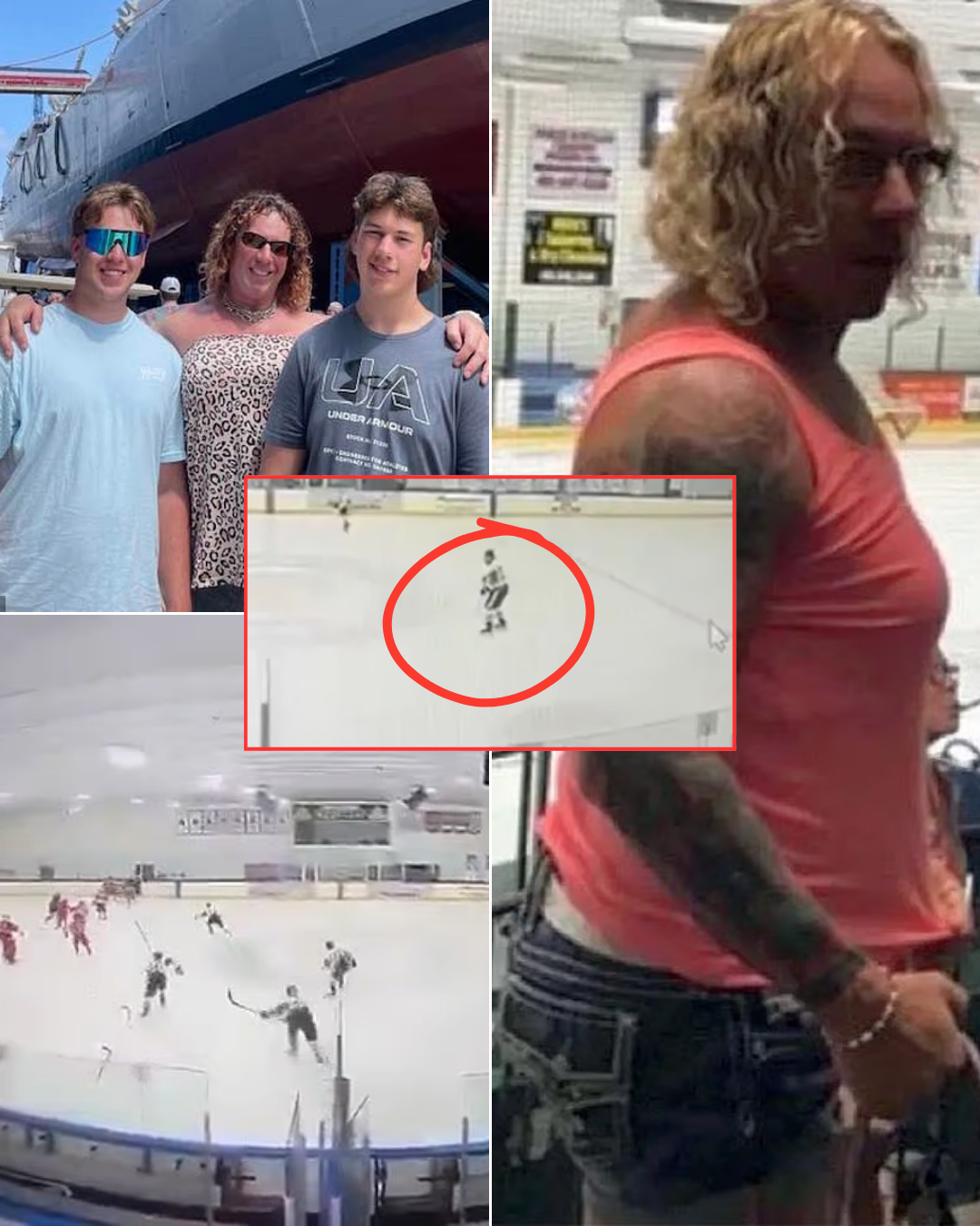 Tragic Sh08ting: A 23-year-old man was fatally sh0t by his father, a transgender individual, during his younger brother’s high school hockey game in Rhode Island