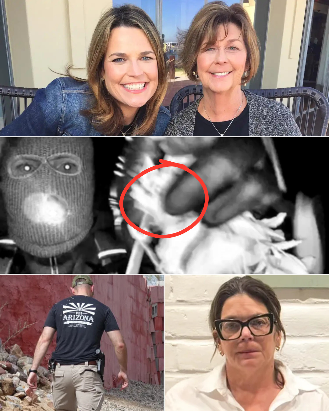 Police Sweep the Neighborhood: Authorities searched Annie Guthrie’s neighborhood and identified the masked man captured on the security camera at Nancy Guthrie’s home