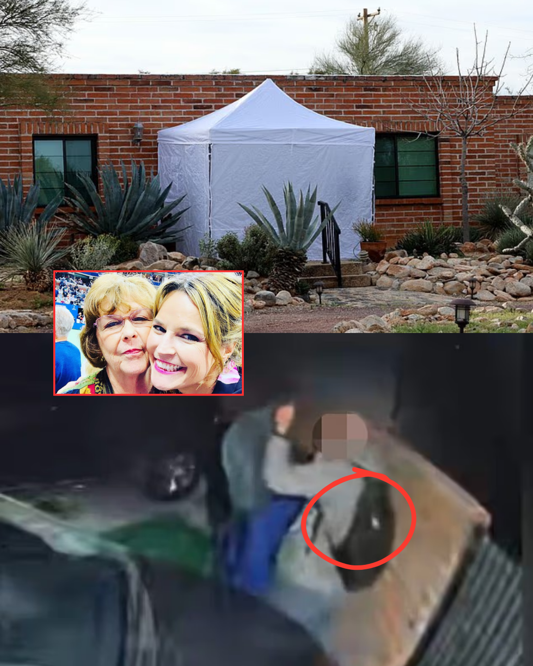 Latest Update: A man in Tucson wearing a backpack similar to the one used by the kidnapper of Nancy Guthrie was seen attempting to climb a wall on the night of the abduction