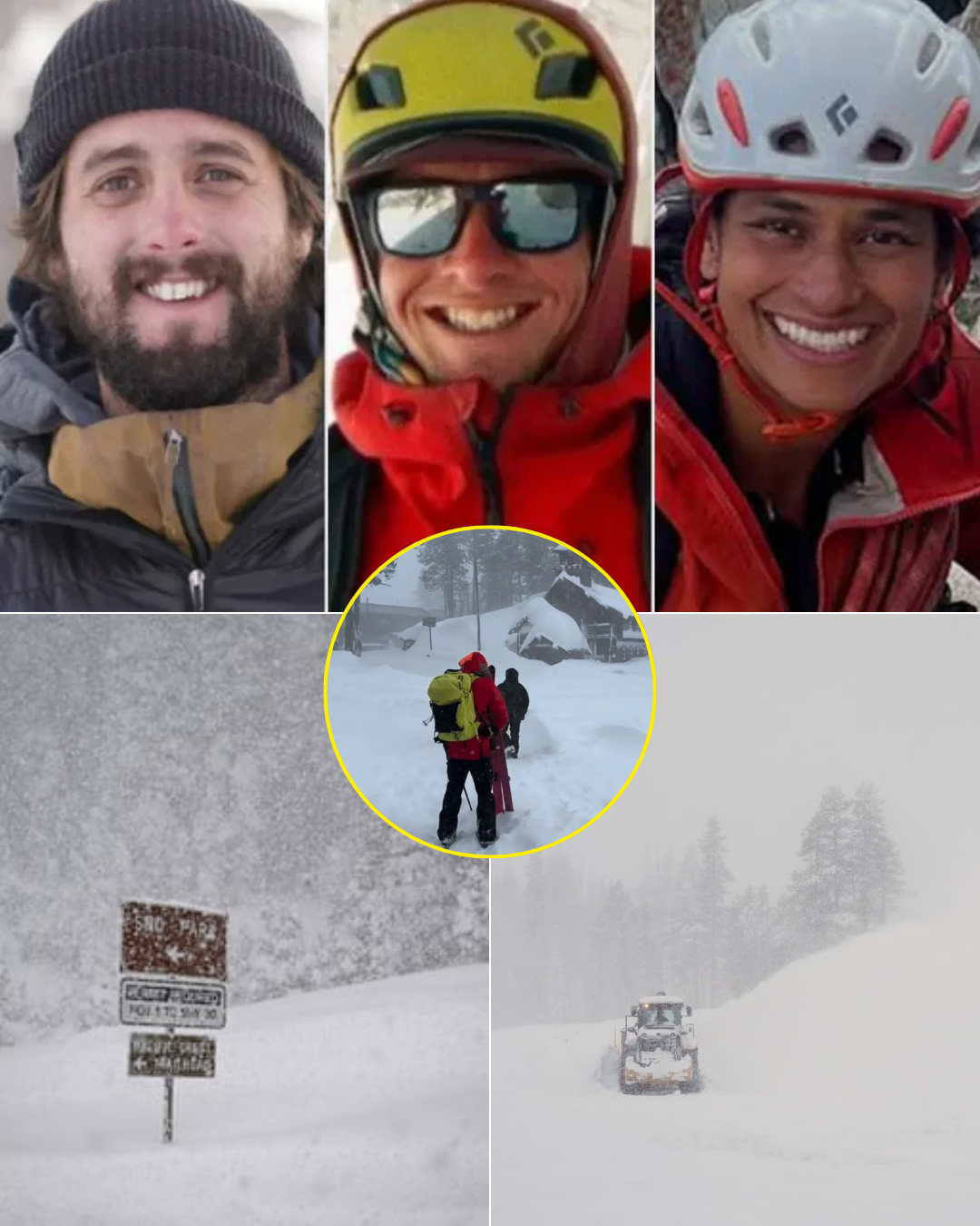 Three haunting similarities have been found linking the final three victims in the Tahoe avalanche, and the details are deeply unsettling