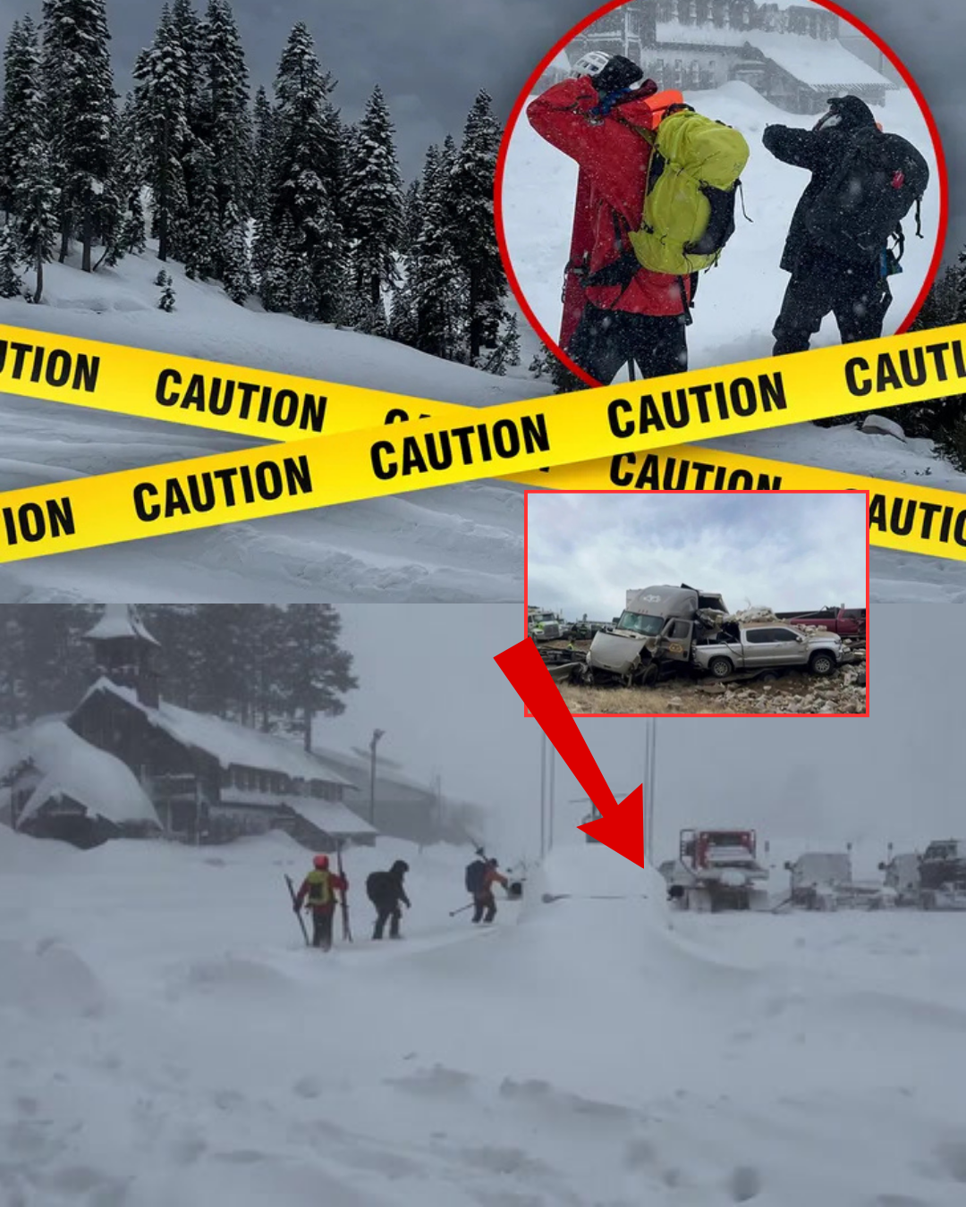 Breaking: The three remaining missing people in the California avalanche have now been found—but in a condition that leaves no room for miracles