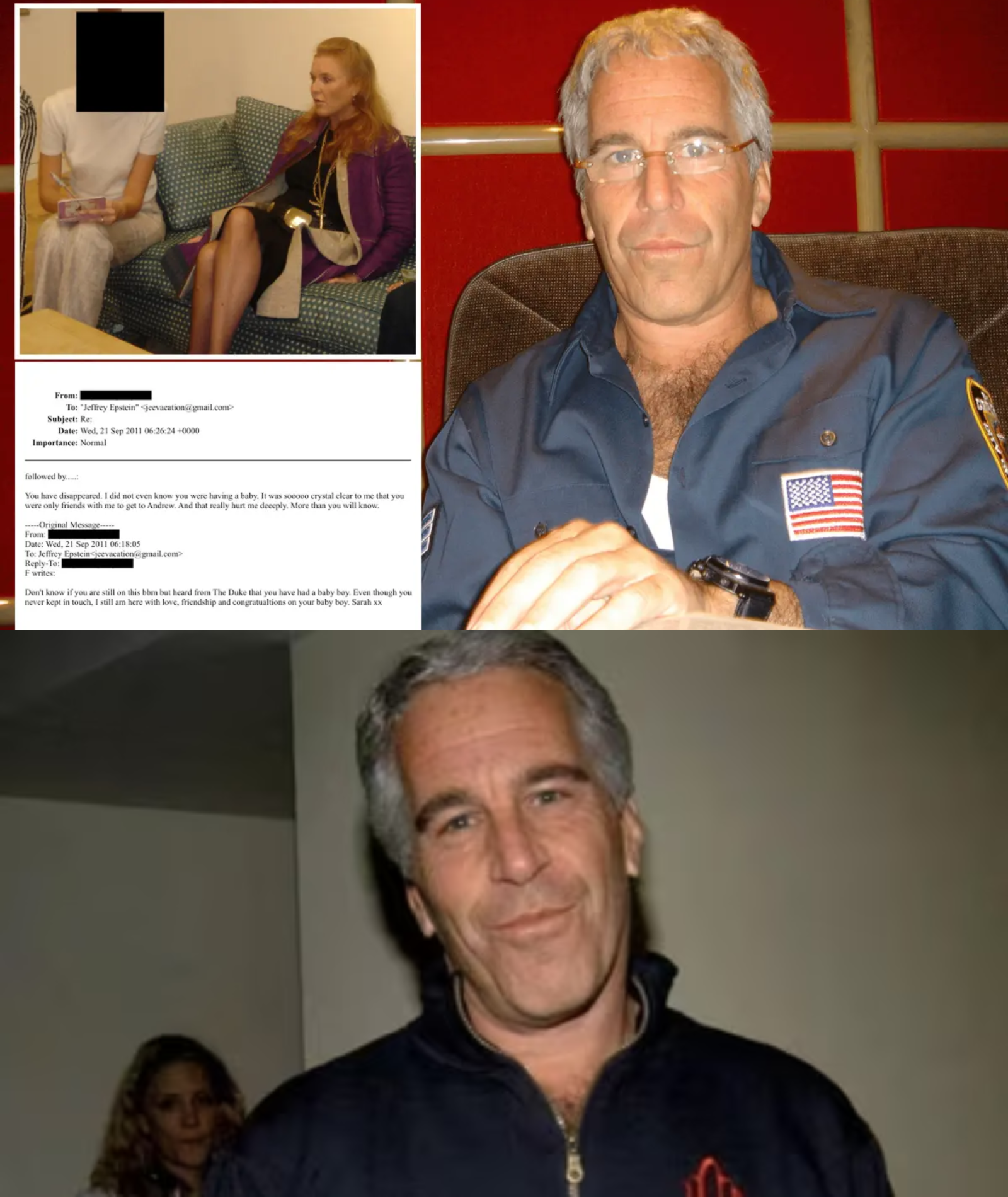 SH;;O;;CK CLAIM: Bombshell Message From Sarah Ferguson Says Jeffrey Epstein Hid a Child for Over a Decade