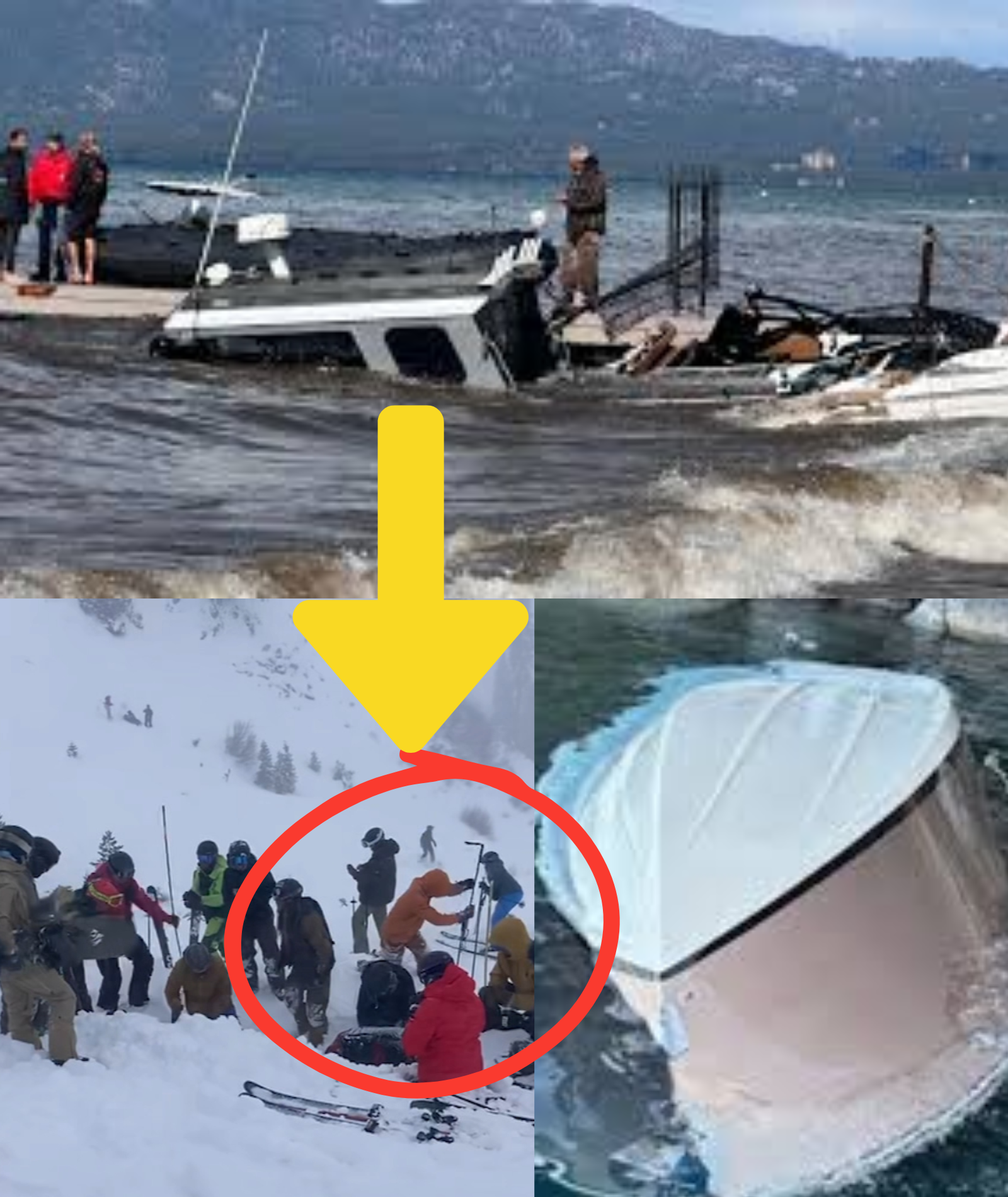 UPDATE: Terrifying video documents aftermath of Lake Tahoe avalanche that engulfed skiers; 7 confirmed d;e;a;d, eighth person found alive