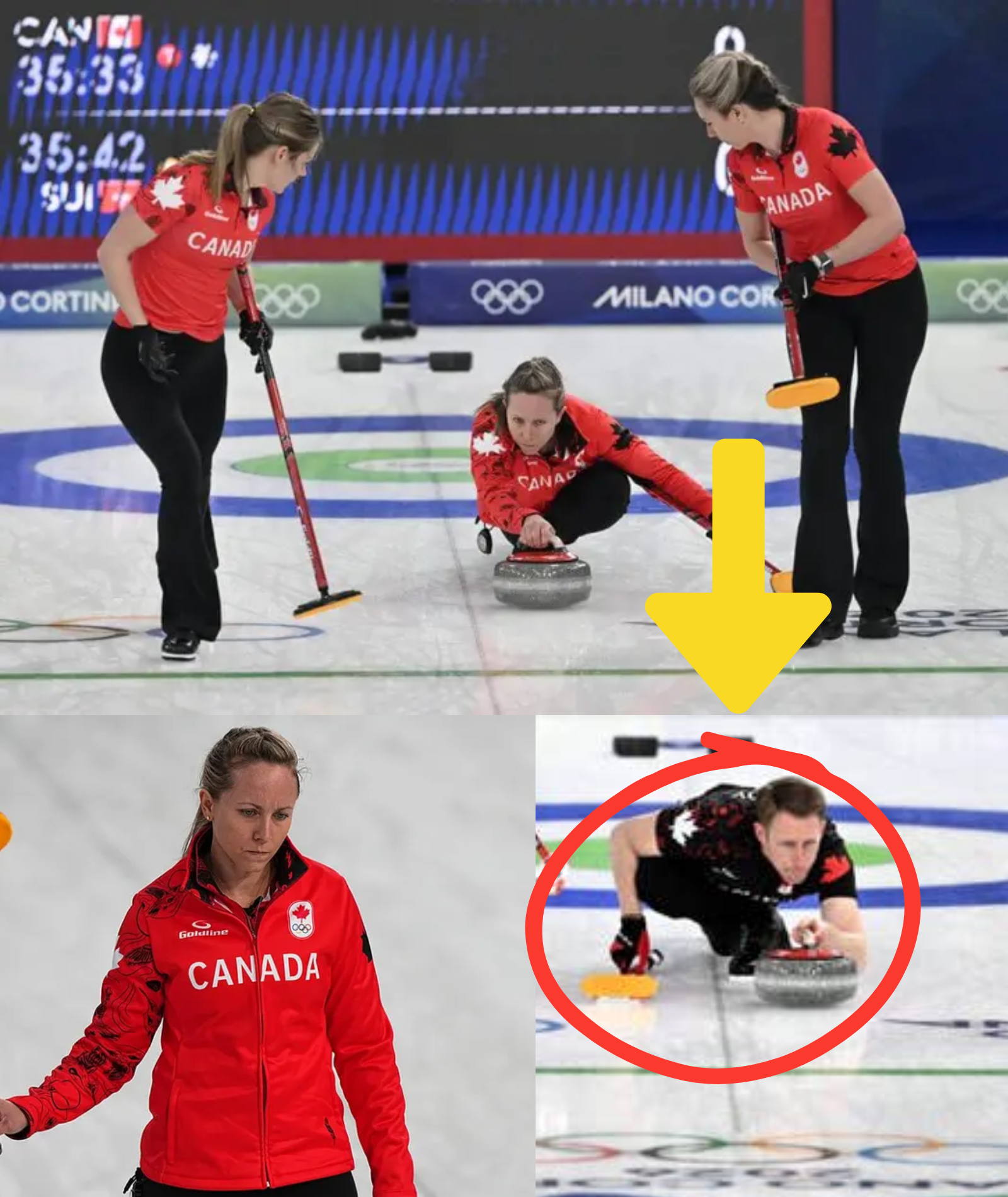 NEW DETAILS: 18-Second Recording Stands Out as Strongest Evidence โ Canadian Female Olympic Curler Faces Criticism for the Same Infraction Behind Menโs Dispute
