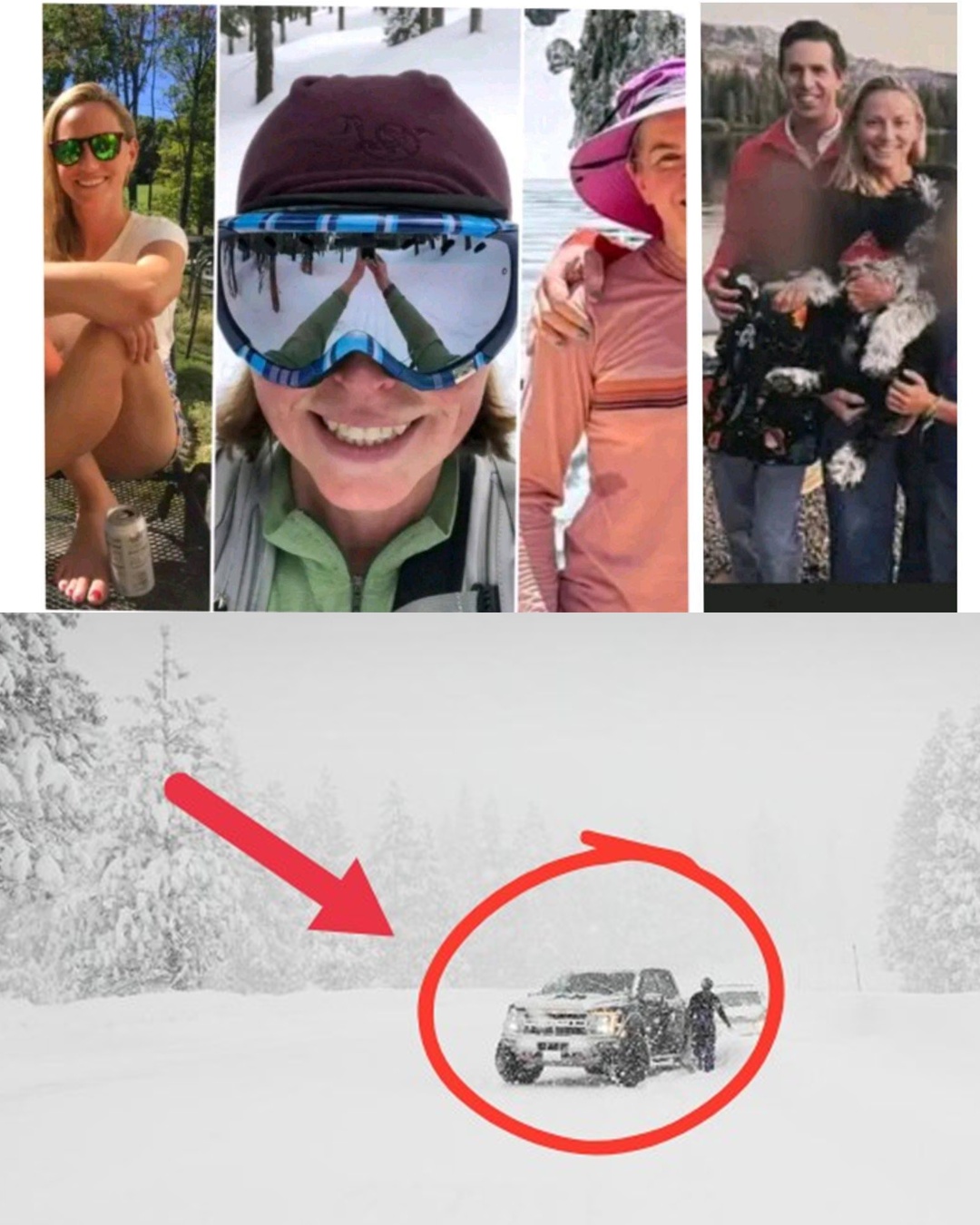 The heartbreaking final images of six close friends who perished in an avalanche have been revealed