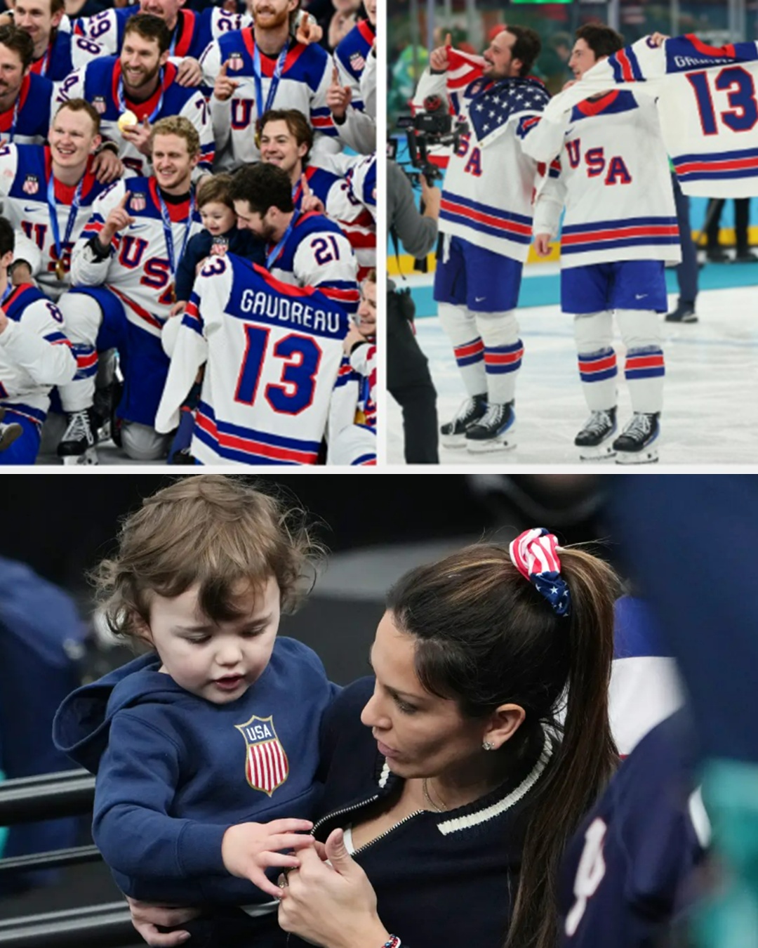 After winning the Olympic Gold Medal, the US ice hockey team observed a moment of silence in memory of Johnny Gaudreau. Deeply moved by this noble gesture, the family of the late superstar expressed their profound emotion