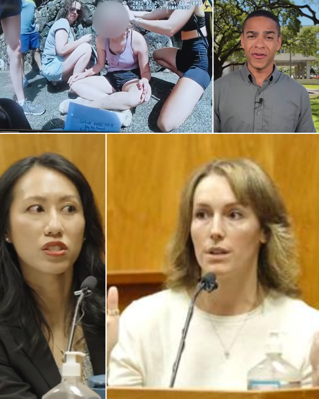 “He started pushing me”: In court, the wife relives the violent struggle at the cliff during the Hawaii doctor husband’s attempted murd3r case