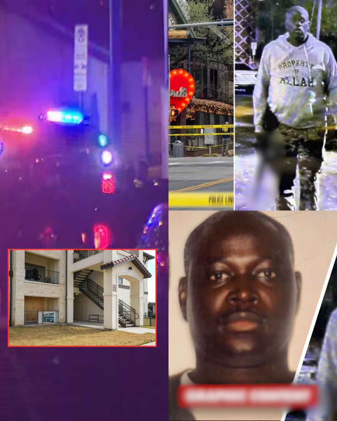 MOMENTS BEFORE THE A1TACK: A neighbor’s camera appears to show Ndiaga Diagne 10 minutes prior to the Austin bar sh00ting, displaying behavior many are calling suspicious