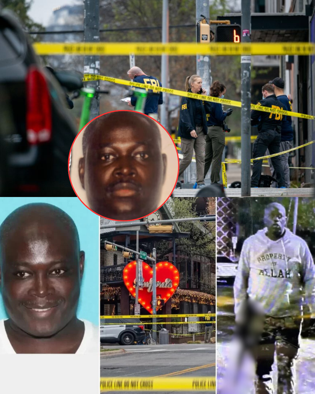 Surveillance from a nearby home records Ndiaga Diagne minutes before the Austin bar sh00ting — and his behavior is raising alarms